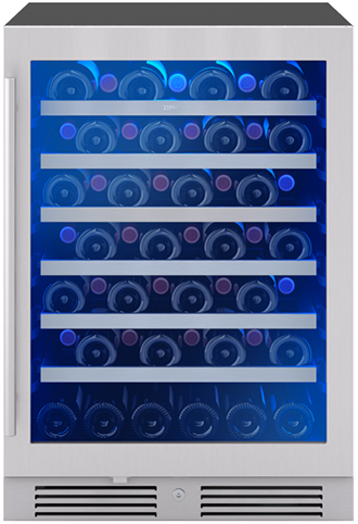 ZEPHYR 24 Inch Single Zone Wine Cooler with 5.6 Cu. Ft