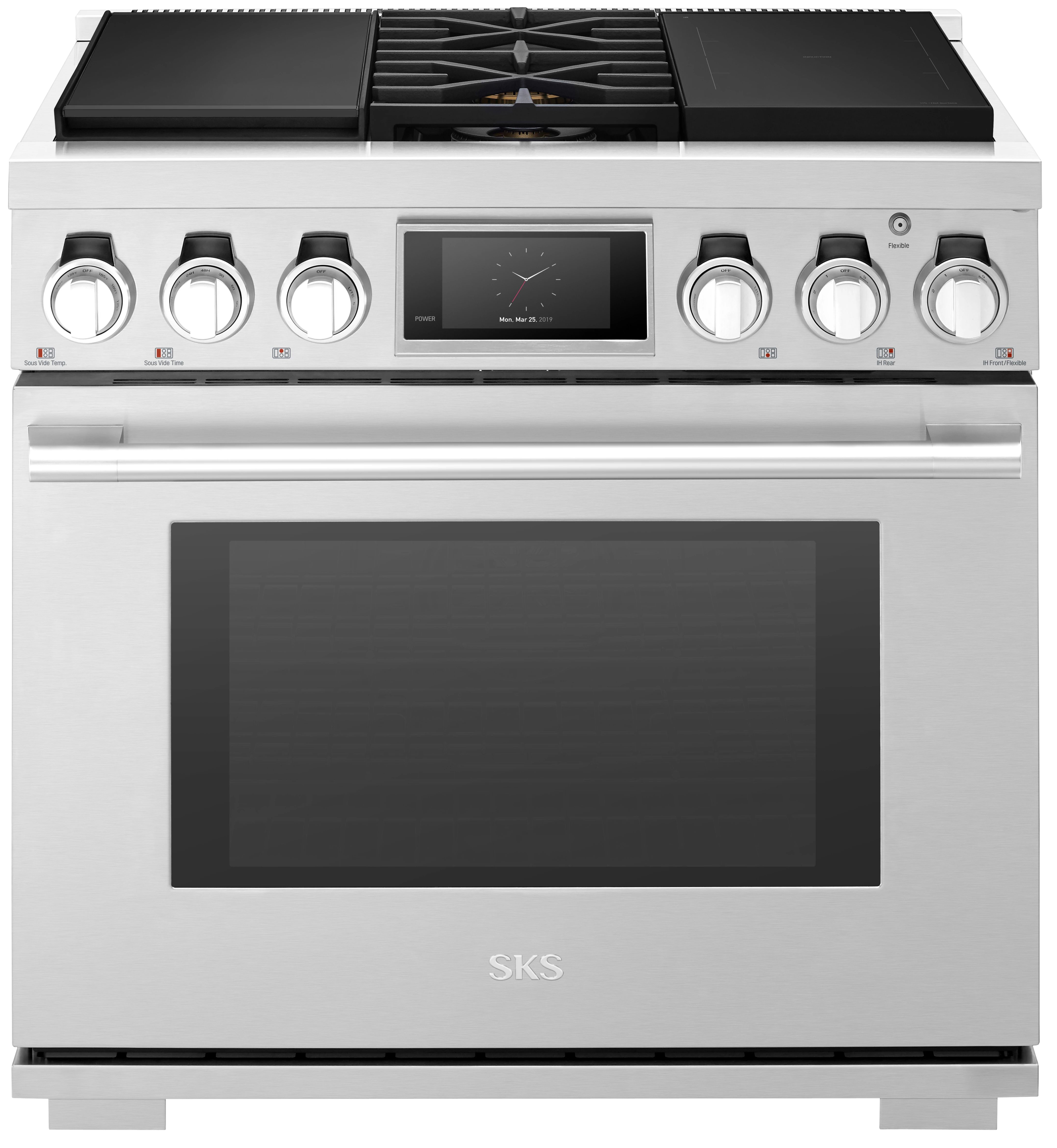 SIGNATURE KITCHEN SUITE 36 Inch Dual Fuel Range, Sous Vide