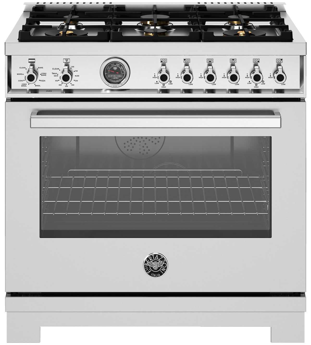 Bertazzoni PRO366BCFEPXT Dual-Fuel Range - Thumbnail 3