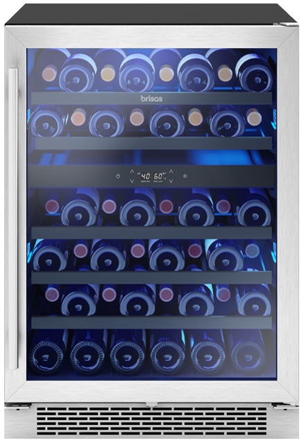 BRISAS BY ZEPHYR Brisas 24 Inch Under Counter Dual Zone Wine