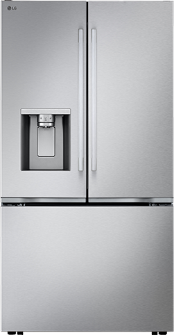 LGM③ LG 31 cu. ft. Super Capacity 3-Door French Door Refrigerator