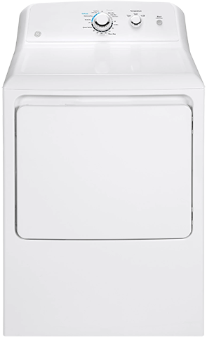 Easy come Easy go② GE 6.2 Cu. Ft. Electric Dryer, Easy Care Cycle – GTX33EASKWW